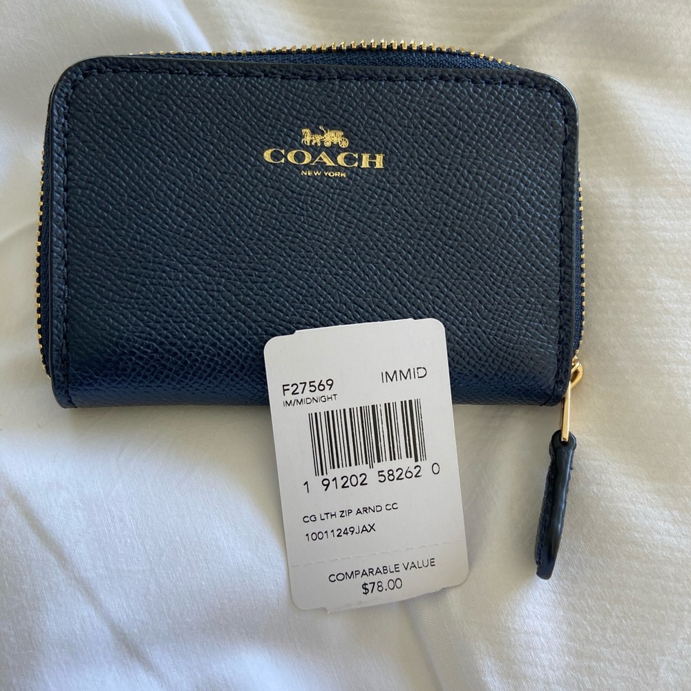 Coach Zip Coin Case